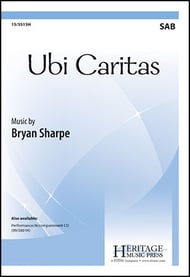 Ubi Caritas SAB choral sheet music cover Thumbnail